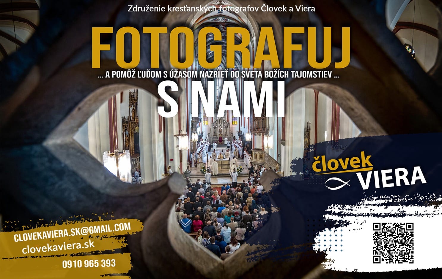 Pozvanie pre nových fotografov Človek a Viera